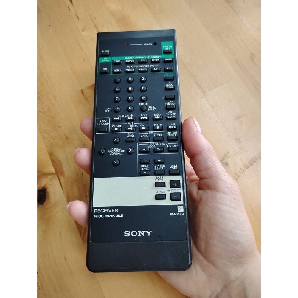 Sony RM-P351 Programmable Receiver Remote Control Black - Picture 3 of 9
